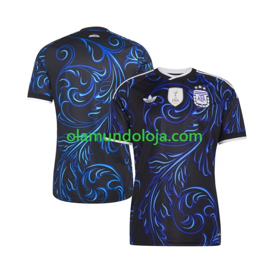 Camisola Argentina Homem Equipamento Segundo Copa do Mundo 2026 Manga Curta